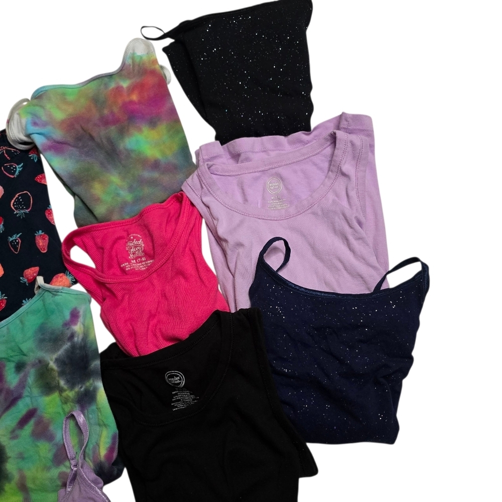 Girls Tank Top & Camisole Bundle Size 7/8 Not So Mystery Box - Picture 2 of 6